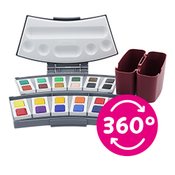 Water color paint box 725D/24,...