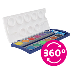 Opaque paint box K12, 360° vie...