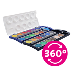 Opaque paint box K24, 360° vie...