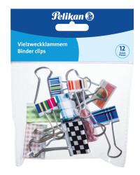 Binder clips VZK/12PB assorted