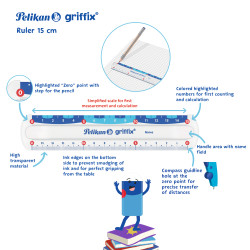 Ruler griffix 15cm, 1/FSB with...