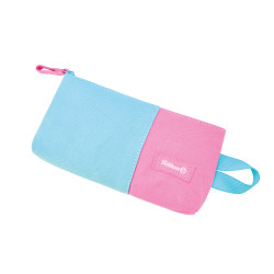 Pencil pouch flat WOW pink/tur...