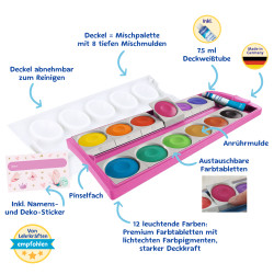 Opaque paint box 735/K12P Pink...