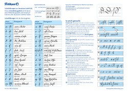 Schreibübungsblatt Deutsche Sc...