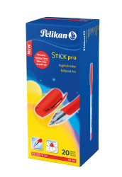 Ballpoint pen STICK pro red, 2...