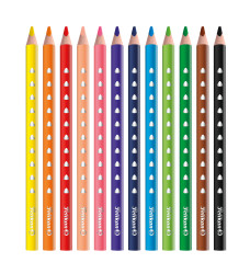 Colored pencils SILVERINO thic...