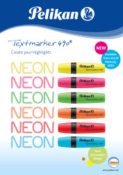 Sales folder Textmarker 490 EN