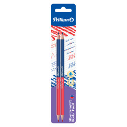 Colored Pencils red & blue, th...