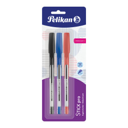 Ballpoint pen STICK pro, 3 col...