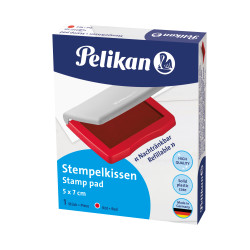 Stamp pad 3E red in plastic ca...