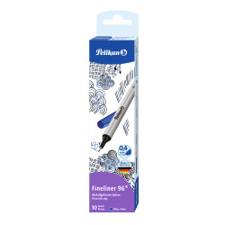 Fineliner 96 blue, 10 pieces f...