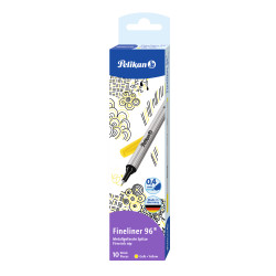 Fineliner 96 yellow, 10 pieces...