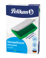 Stamp pad 2E green in plastic...