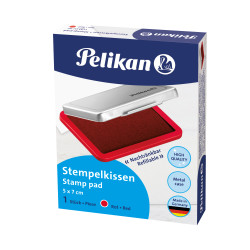 Stamp pad 3 red in metal case,...