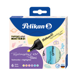 Textmarker 490/6 Pastel 6 pcs...