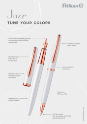 P36, FB, Pelikan fountain pc. detail Product pen Noble Jazz® 1 in Silver Elegance